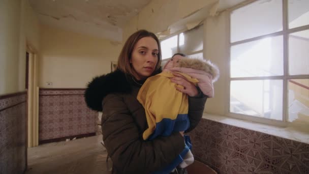 Жорстокі Холодні Почуття Вторгнення Росії Україну — стокове відео