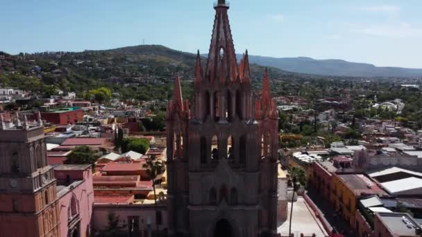 Bellissima Cattedrale San Miguel Allende Messico — Video Stock