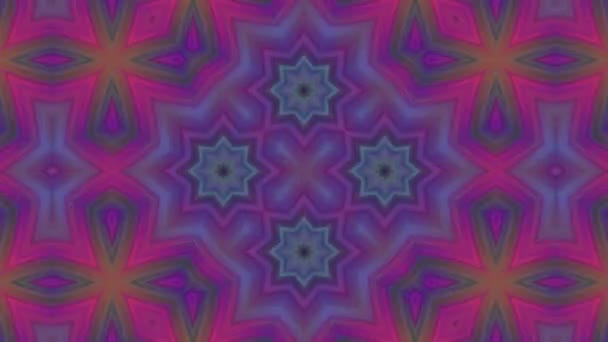 Kaleidoscope Gradient Abstract Animation Background Smooth Motion Abstract Design — Stock Video