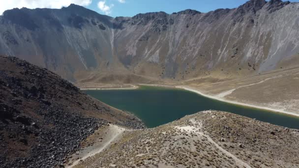 Lago Escondido Meio Das Montanhas Toluca México — Vídeo de Stock