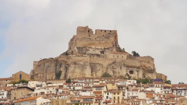 View Historic Morella Castle Spain — Stockvideo