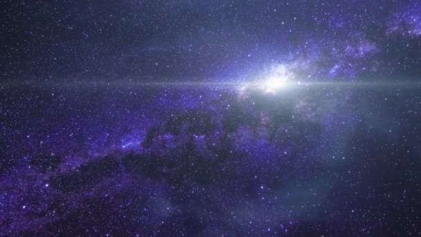 Forma Leitosa Estrela Universo — Vídeo de Stock