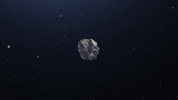 Meteor Rock Vesmíru — Stock video