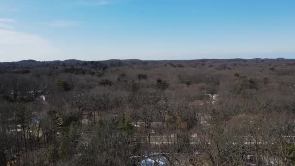 Costa Del Lago Michigan Desde Barrio Norton Shores — Vídeo de stock