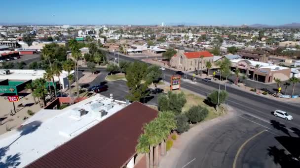 Fast Push Sobre Casa Grande Arizona — Vídeo de Stock