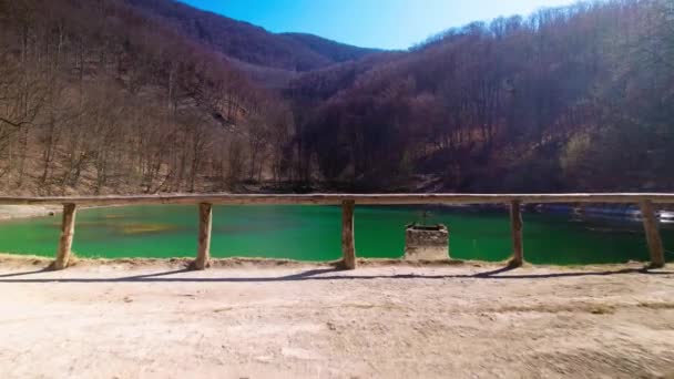 Lago Parque Nacional Szalajka Vlgy Hungría — Vídeo de stock