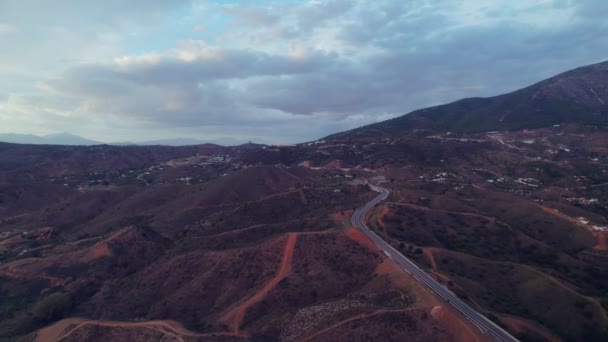 Landkant Van Malaga Zuid Spanje — Stockvideo