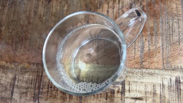 Making Tea Hot Water Teabag — Wideo stockowe