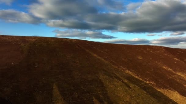 Mount Leinster Carlow Irsko Březen2022 Dron Stoupá Zpoza Kopce Rathnageeragh — Stock video