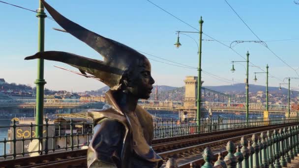 Little Prince Statue Budapest Hungary — 비디오