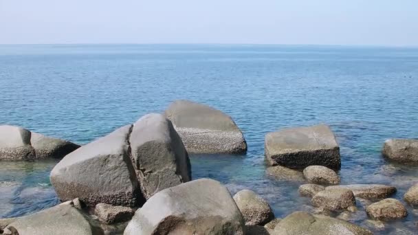 Tropical Beach Paradise Για Διακοπές Στη Θάλασσα Andaman Στο Πουκέτ — Αρχείο Βίντεο