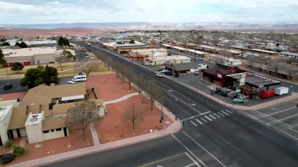 Aerial Page Arizona Navajo Nation — Stock video