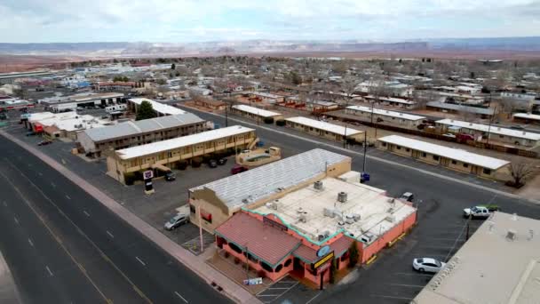 Luchtfoto Pagina Arizona Grand Canyon Navajo Nation — Stockvideo