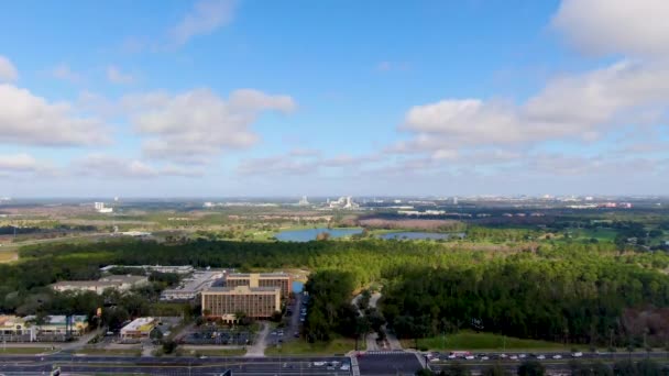 Aerial View Surroundings Kissimmee Florida Aerial Rising Static — стоковое видео