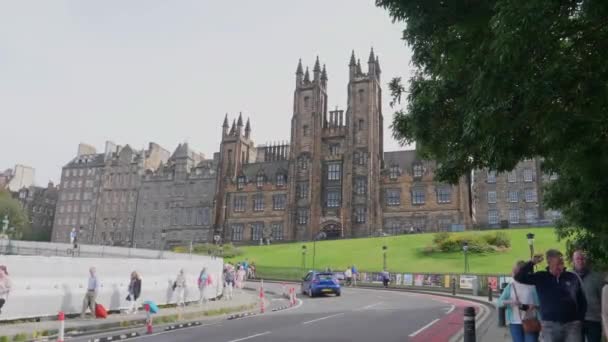 苏格兰爱丁堡大学新学院 — 图库视频影像