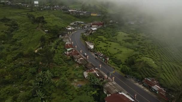 Veicoli Che Guidano Strada Panoramica Nella Periferia Jakarta Indonesia Giorno — Video Stock
