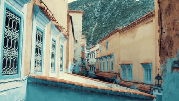 Les Maisons Bleues Chefchaouen City Maroc — Video