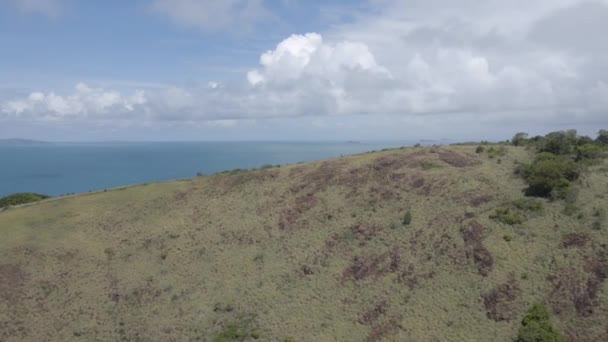 Summit Lookout Kozoroh Coast National Park Offering Scenic View Blue — Stock video