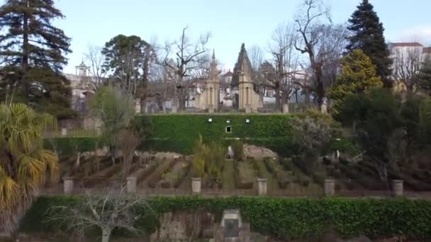 Botanical Garden University Coimbra Portugal — Stok video