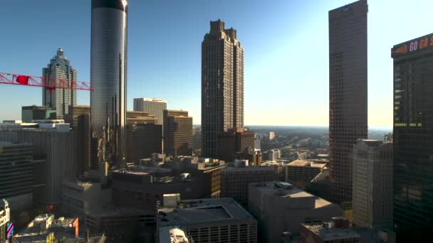 Vue Par Drone Centre Ville Atlanta Georgie Par Matin Clair — Video