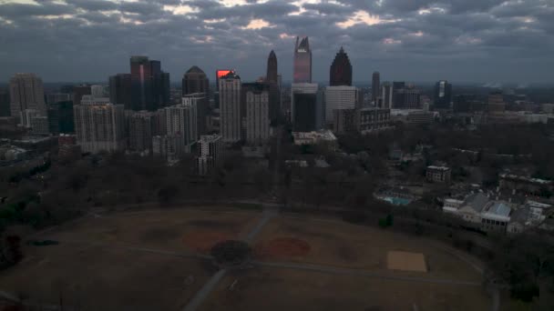 Temprano Mañana Parque Piedmont Atlanta Georgia — Vídeo de stock