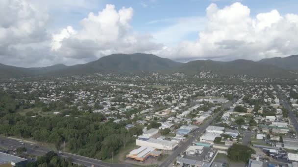 Mount Archer National Park Berserker Community Foreground Rockhampton Queensland Australia — Stok video