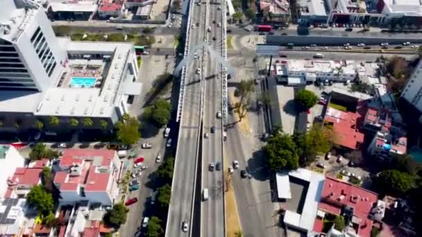 Matute Remus Brug Overdag Guadalajara — Stockvideo