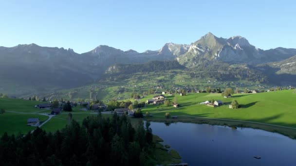 Schwendisee Toggenburg Gallen Suiza — Vídeo de stock