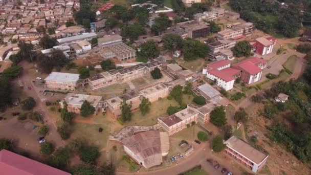 Circling Shot University Yaound Cameroon — Vídeo de stock