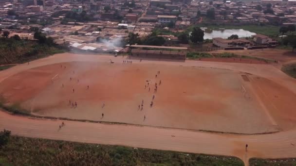 Megközelítés Stadion Yaound Egyetem — Stock videók