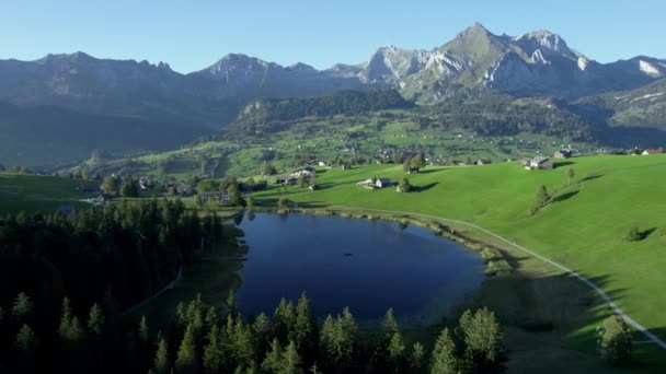 Schwendisee Toggenburg Gallen Switzerland — Vídeo de Stock