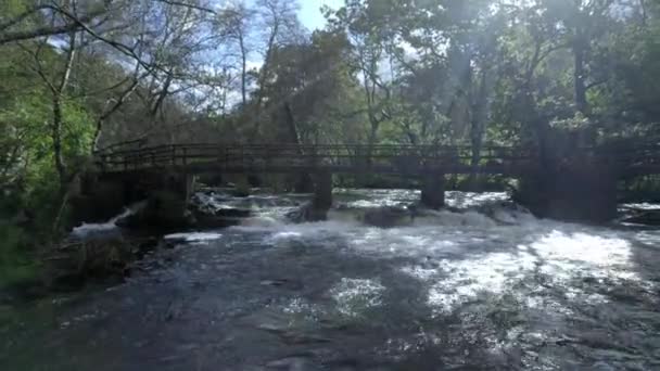 Refuge Verdes Water Mills Corua Spain — Stockvideo