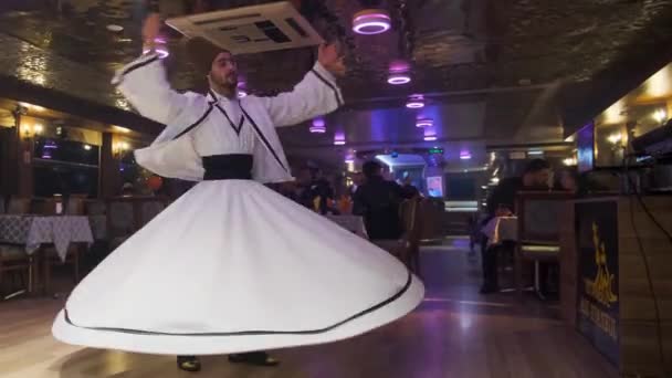 Whirling Dervishes Musicians Perform Istanbul Turkey 2022 — стоковое видео