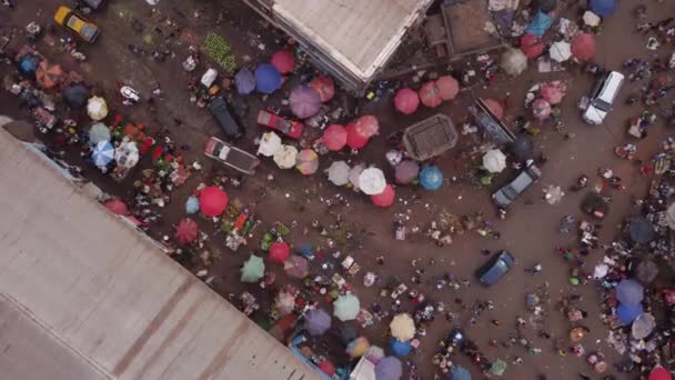 Afdaling Mfoundi Market Yaounde Kameroen — Stockvideo