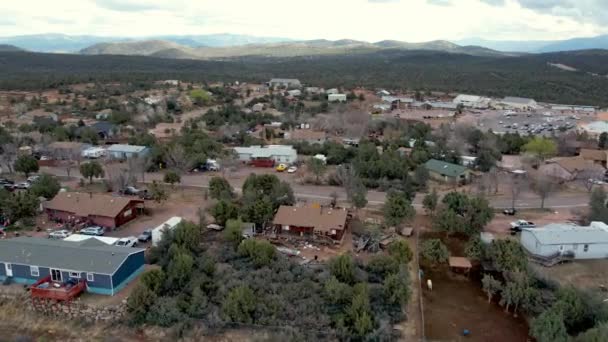 Domy Okolica Payson Arizona — Wideo stockowe