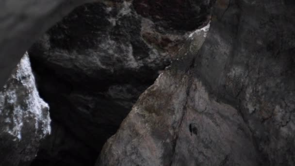Panning Caves Monachil Granada Sierra Nevada Spain — стокове відео