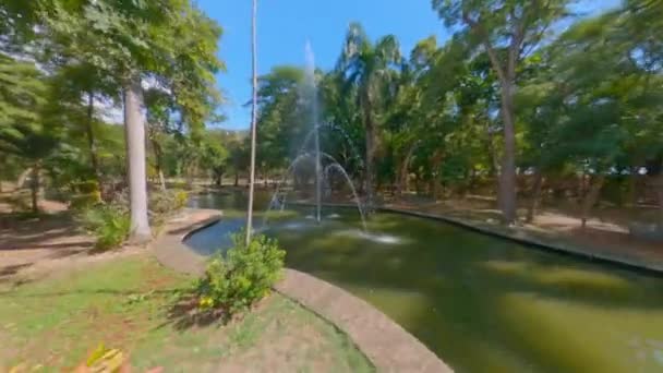 Fritidspark Parque Mirador Sur Santo Domingo Dominikanska Republiken Fpv — Stockvideo