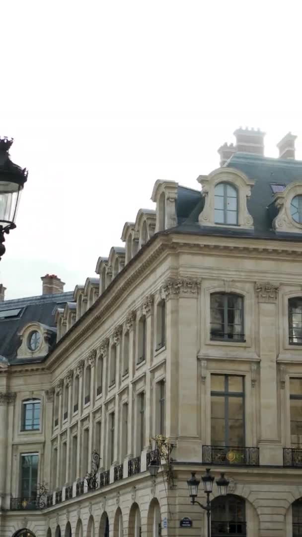 Fransa Paris Bina Satıcıları — Stok video