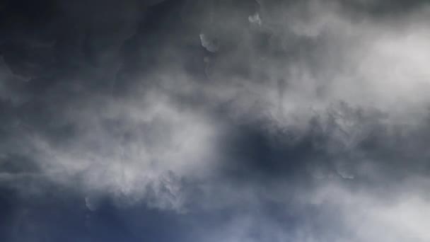 Tormenta Oscura Nubes Cielo — Vídeo de stock