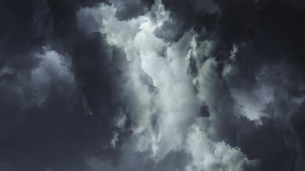 Dark Storm Clouds Moving — Vídeos de Stock