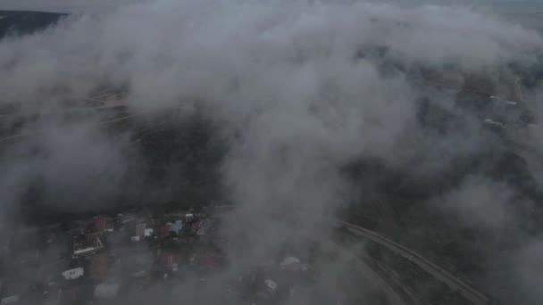 Maravilhoso Panorama Nuvens Vista Cima Paisagem Verde Israel Katzir — Vídeo de Stock