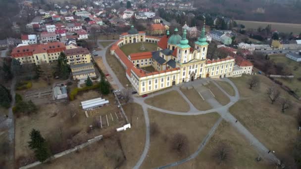 Svat Kopeek Olomouce Minores Basilika Jungfru Marias Besök Tjeckien — Stockvideo