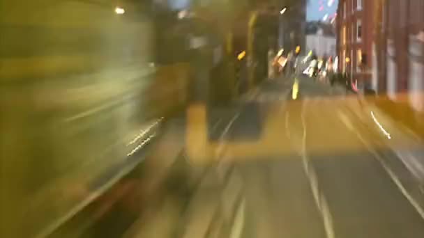Putney Den Kensington Otobüs Yolculuğu Londra Ngiltere — Stok video