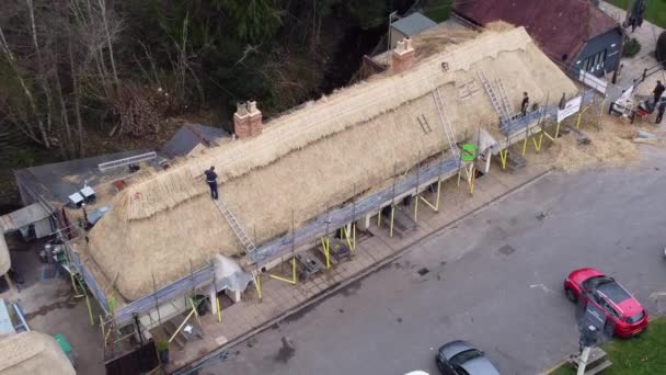 Тетчерс Замінив Збільшення Даху — стокове відео