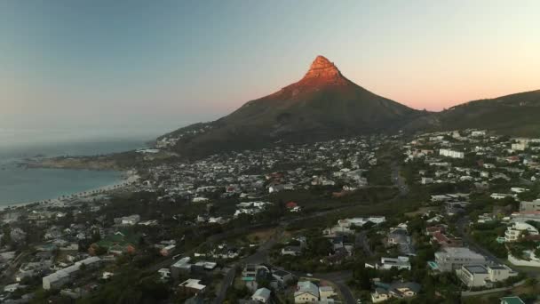 Lions Head Camps Bay Cape Town Kapské Město Západní Kapsko — Stock video