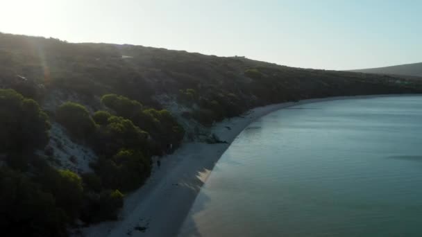 Panoramic View Quiet Beach West Coast National Park South Africa — Stock Video