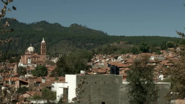 Tapalpa Magical Town Top Most Beautiful Mountains Mexico — Stock video