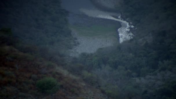 Tekila Jalisco Meksika Dağları Arasında Uzanan Tarlalarla Dolu Bir Vadi — Stok video