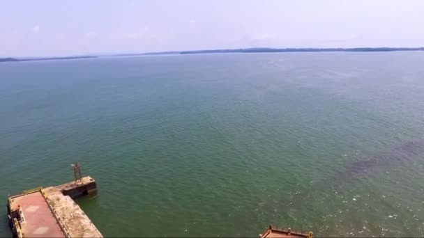 Drone Capturing Tourist Spot Dona Paula Goa India — Video