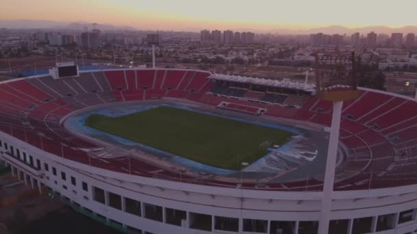 Stadion Nasional Chili Julio Martinez Prdanos Situs Wisata Dan Bersejarah — Stok Video